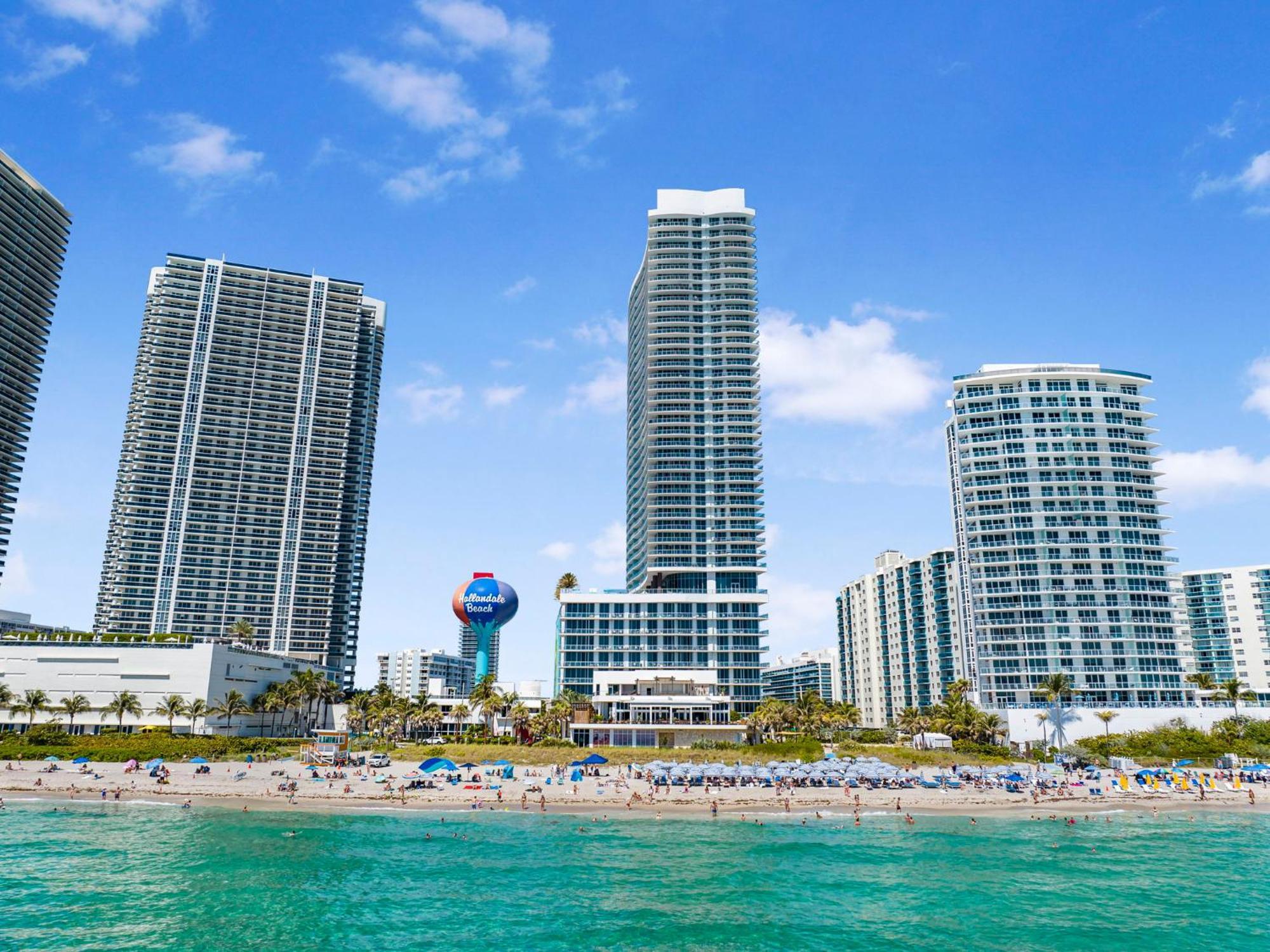 Wonderful 2/2 Condo W Ocean View At Hyde Beach Hollywood Exterior photo